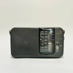 甲MJ17255　美品　クリーニング済　動作確認済　パナソニック　Panasonic　RF-584　ワイドFM対応　コンパクトラジオ　FM/AM　ポータブル