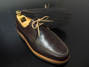 極美品 使用僅か ジョンロブ 7.5 JOHNLOBB 「TRINIDAD」トリニダードデッキスニーカー 濃茶 8281