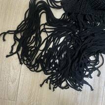 RARE KMRII japanese label Y2K fringe neck warmer 14th addiction share spirit lgb goa yasuyuki ishii IFSIXWASNINE archive 00s 90s_画像3