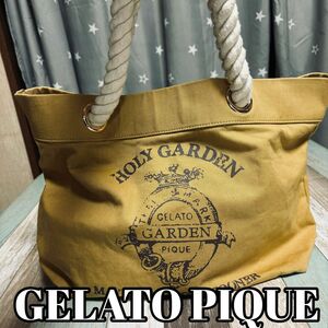 GELATO PIQUE（ジェラート ピケ）ロープハンドル　キャンパストートバッグ