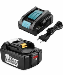 互換マキタ 18v バッテリー bl1860b DC18RC充電器付き マキタ 14.4v-18v バッテリー充電用