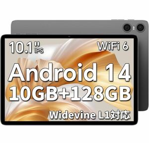 Android 14 タブレット タブレット 10インチ wi-fiモデル 10GB+128GB+1TB拡張 アンドロイド14タブレット 8コアCPU 1.8Ghz