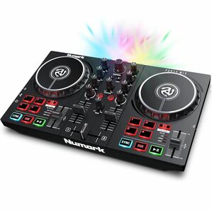 DJコントローラー 初心者向け DJ機材 Serato DJ Lite 付属 iPhone djay Pro AI対応 iOS ストリーミング LEDライト搭載