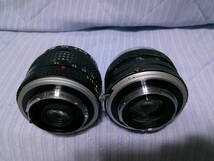 ミノルタ MINOLTA MC W.ROKKOR 1:2.8 f=28mm　 MINOLTA AUTO ROKKOR-PF 1:1.4 f=58mm ２個１セット　現状中古品にて出品いたします。_画像5