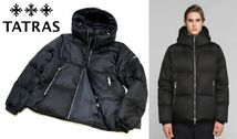 未使用 正規品 23AW TATRAS GRAMI MTAT23A4833-D DOWN JACKET タトラス グラミ エコナイロン フーデッドダウンジャケット ブラック 2 S-18_画像1