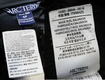 国内正規 ARC'TERYX LEAF Cold WX Jacket 15383 アークテリクス リーフ フーデッド ダウンジャケット ブルゾン WINDSTOPPER カーキ S S-29_画像10