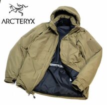 国内正規 ARC'TERYX LEAF Cold WX Jacket 15383 アークテリクス リーフ フーデッド ダウンジャケット ブルゾン WINDSTOPPER カーキ S S-29_画像1