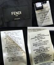 国内正規品 FENDI サイドライン スーツセットアップ フェンディ SIDE LINE SUIT SET－UP ジャケット スラックス グレー×ネイビー 52 JK-12_画像10