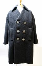 正規品 21/22AW PRADA SGB889 オーバーサイズ ウールコート コレクションLOOK15 プラダ オーバーコート 襟ニット ラフシモンズ M JK-21_画像7