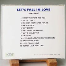 【廃盤 レア 初CD化 帯】ジャニス・ペイジ　レッツ・フォール・イン・ラヴ　JANIS PAIGE　LET'S FALL IN LOVE　_画像2