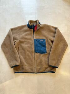 24時間以内発送 Mサイズ Patagonia クラシックレトロX ジャケット メンズM 23055FA15 ボアジャケット ベージュ パタゴニア アッシュタン