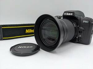 N34562 Nikon F60 フィルムカメラ 一眼レフ カメラ ニコン 光学機器 撮影機器 オートフォーカス 28-80mm 3.5-5.6 D レンズ