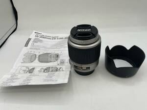 N34791 Nikon ニコン カメラ レンズ AF-S DX Nikkor 55-200mm 1:4-5.6G ED ズームレンズ 一眼レフ 望遠 説明書付 オートフォーカス