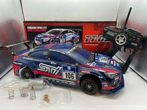 S4236 ★プロポ・シャーシ付 TAMIYA タミヤ ラジコン SUBARU スバル WRX STI NBRチャレンジ 10/1 EX-5UR 電動RCカー TT-02シャーシ