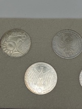 K70■ 1972年 ドイツ ミュンヘン オリンピック記念 銀貨 10マルク 5枚セット 計77.8g 外国コイン シルバー 五輪 記念硬貨 外貨 ■_画像6