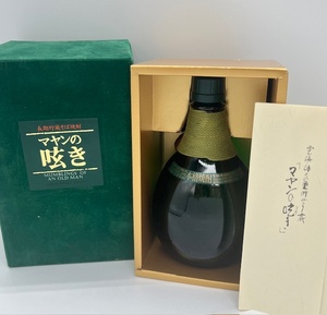 K423【神奈川県内へのみ発送】 マヤンの呟き 長期貯蔵 そば 焼酎 720ml 38％ 未開栓 お酒 国産 箱付 雲海酒造 古酒 ■