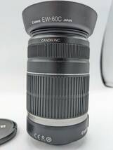 N34771 Canon ZOOM LENS EF-S 55-250mm 1:4-5.6 IMAGE STABILIZER ズームレンズ キャノン カメラ 一眼レフ オートフォーカス_画像6