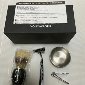 グルーミング セット フォルクスワーゲン Volkswagen オリジナル カミソリ ステンレス皿 爪切り ブラシ