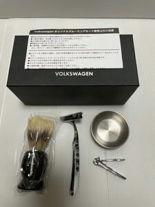 グルーミング セット フォルクスワーゲン Volkswagen オリジナル カミソリ ステンレス皿 爪切り ブラシ