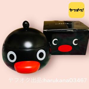 未使用　非売品　PINGU ピングー　キャンディーポット 小物入れ　お菓子入れ 容器　箱付き　700ml　 ミスド ノベルティ 2006年 グッズ