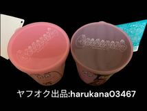 未使用　BARBAPAPA バーバパパ　パーティーカップ　コップ　プラカップ　2個セット　フタ 蓋 タグ付き　240ml バーバモジャ 2019年 グッズ_画像3