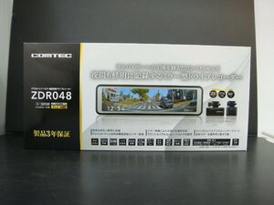 2208 開封済み未使用品 コムテック ミラー型ドライブレコーダー ZDR048 録画200万画素 COMTEC
