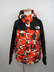 132-KM2633-120: THE NORTH FACE NP62135 NOVELTY MOUNTAIN LIGHT JACKET ノースフェイス マウンテンジャケット オレンジ Mサイズ