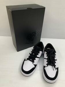 153-KB1880-100s Nike Jordan Nu Retro 1 Low White/Black ナイキ ジョーダン ニューレトロ1 ロー DV5141-100 27cm タグ付未使用品