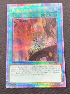 77-y12756-P: 遊戯王OCG RC04-JP063 天底の使徒 クォーターセンチュリーシークレットレア 25thシークレット 