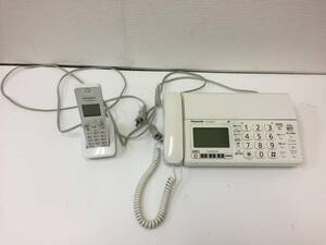 【中古】Panasonic おたっくす KX-PZ200DL　普通紙FAX 子機KX-FKD404=W 1台付き　電話動作確認済み☆直接引き取り可