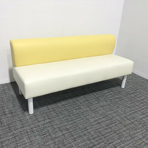  lobby chair 2 person for as pull ndoW1500 H700 comfortably bench yellow used IR-863746B