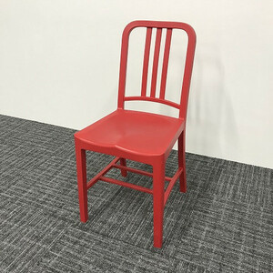 エメコ EMECO コカ・コーラコラボ ダイニングチェア スタッキングチェア NAVY CHAIR レッド AZ-863718B 中古