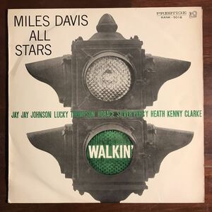 【60年 国内初回 MONO LP】Miles Davis All Stars マイルス・デヴィス Walkin' ウォーキン／RANK-5018 ペラ・ジャケ／デイヴィス