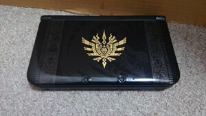 ３ＤＳ◆ニンテンドー３ＤＳＬＬ本体のみ（モンスターハンター４ゴア・マガラブラック）◆液晶ヤケ◆ジャンク扱い