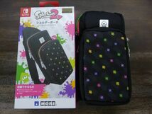 【美品!】スプラトゥーン2　ショルダーポーチ　任天堂ライセンス商品　ニンテンドースイッチ ケース_画像1