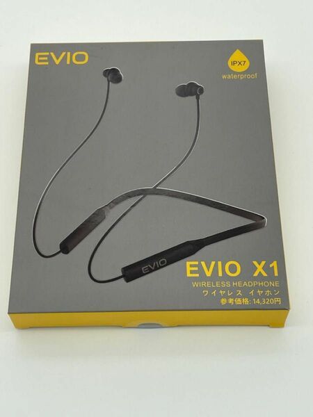 EVIO Bluetooth イヤホン IPX7完全防水 スポーツワイヤレス