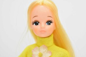 旧タカラ ピコちゃん 着せ替え人形 高さ16cm[TAKARA][1970][ギミック][金髪][ミニドール][コンパクトドール][昭和レトロ][当時物]