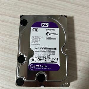 X501:【動作保証/使用0時間/AVコマンド対応】WDC WD20PURZ-85GU6Y0 3.5インチHDD SATA 2TB 2000GB