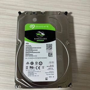 N13:【動作保証/使用0時間】3.5 SATA 4TB 1台 正常 seagate ST4000DM004-2CV104 3.5インチHDD