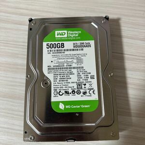 Q464:◇動作保証/AVコマンド対応◆使用0時間 WDC WD5000AADS-67S9B1 SATA 3.5インチHDD SATA 500GB