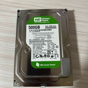 Q465:◇動作保証/AVコマンド対応◆使用0時間 WDC WD5000AADS-67S9B1 SATA 3.5インチHDD SATA 500GB