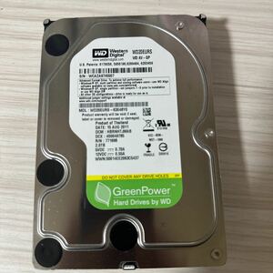 X505:【動作保証/AVコマンド対応/使用0時間】3.5インチ 内蔵HDD SATA WD20EURS-63S48Y0 2TB SATA