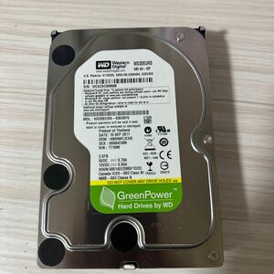 X334:【動作保証/AVコマンド対応/使用0時間】3.5インチ 内蔵HDD SATA WD20EURS-63S48Y0 2TB SATA