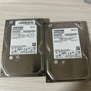 Q355/Q356(二枚セット):【動作保証/使用0時間 /AVコマンド対応】TOSHIBA DT01ACA050 3.5インチHDD 500GB SATA