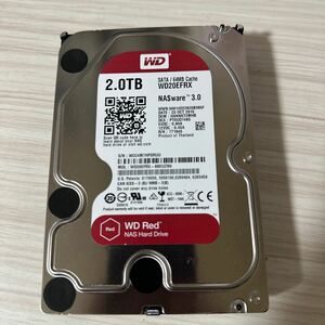 X532:【動作保証/使用0時間/AVコマンド対応】WDC WD20EFRX 3.5インチHDD SATA 2TB 2000GB