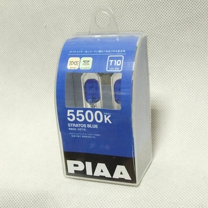 特価!★PIAA ストラトスブルー5500K【T10ウェッジ球 DC12V 5W】HZT10◆ポジションランプ&ルームランプ用◆送料=全国一律200円～★即決