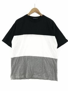 URBAN RESEARCH アーバンリサーチ Tシャツ size38/白×黒×グレー ■◆ ☆ eac9 メンズ