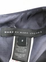 MARC BY MARC JACOBS マークバイマークジェイコブス バイカラー ワンピース size2/ネイビー×グリーン ■■ ☆ eac9 レディース_画像6