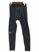 adidas アディダス 総柄 トレーニング パンツ sizeXO/ブラック ■◆ ☆ eac9 メンズ_画像1