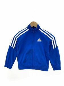 adidas アディダス キッズ サイドライン トラック ジャケット 110cm 青 ■■ ☆ eac9 子供服